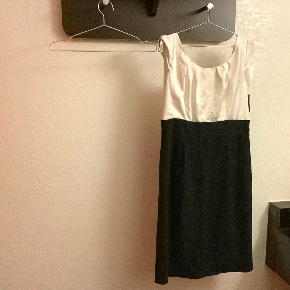 90's  retro Black and white dress.  SIZE 12 George NWT